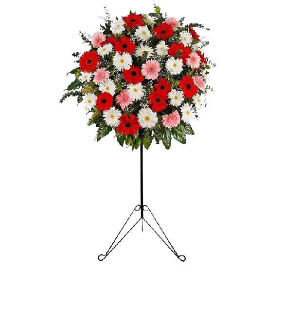 renkli-gerbera-ferforje